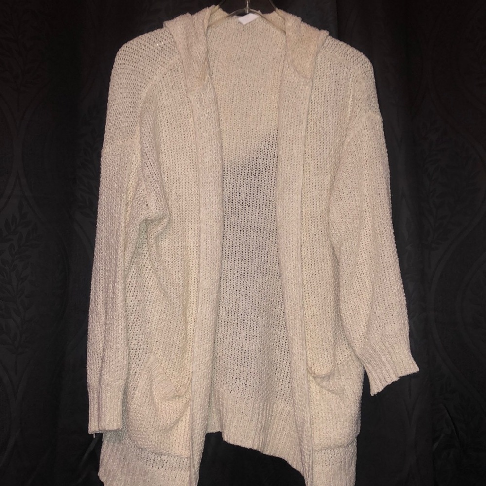 Hooded cardigan